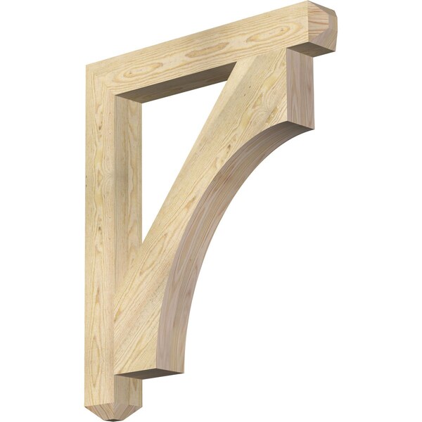 Ekena Millwork Westlake Craftsman Rough Sawn Bracket, Douglas Fir, 4"W x 30"D x 36"H BKT04X30X36WTL04RDF - main